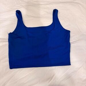 Amazon Royal Blue Crop Top